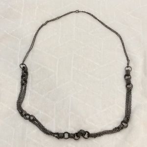 Gunmetal necklace